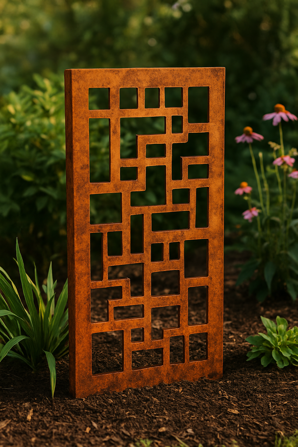 Cortenstahl-Dekoration